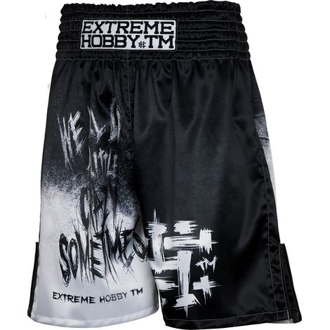 Short de boxe homme PSYCHO CLOWN XL NOIR