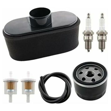 Gruppo filtro aria con prefiltro olio e candela per motore a 4 tempi Kawasaki FR651V FR691V FR730V FS481V FS541V FS600V FS651V FS691V FS730V.