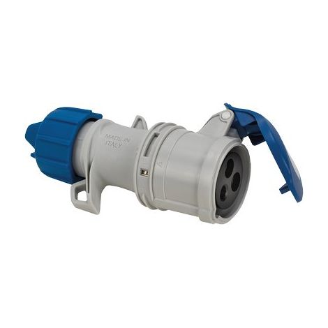 PRESA MOBILE INDUSTRIALE BLU FME - 2P+T 16A IP55- 2 pezzi