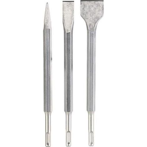 Burins pointu-bêche-plat pour système SDS-Plus - AGT PROFESSIONAL - Outil de démolition - 3 joules-Ywey (1/4)