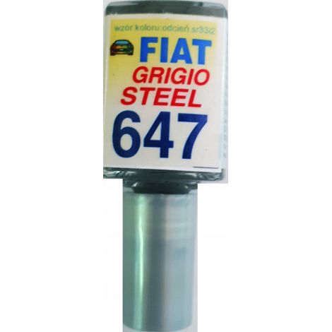 Reparación de arañazos en pintura para Fiat Grigio Steel 647, 10 ml, Arasystem (1/5)