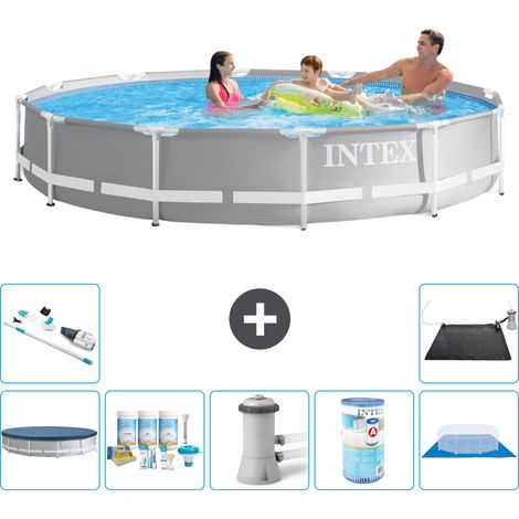 Intex Piscine Prism Frame Ronde - 366x76 cm - 8-pièces S41952 (1/5)