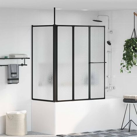 Duschwand Sonstiges Schwarz 120 x 70 x 137 cm Aluminium vidaXL (1/5)