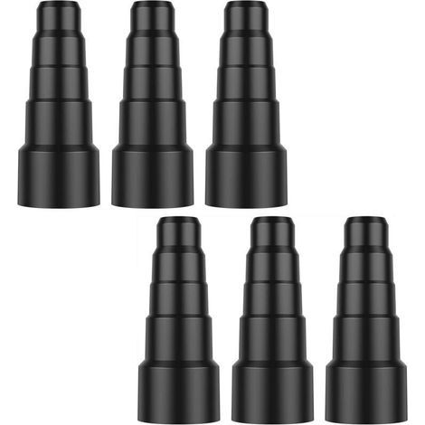Lot de 6 Adaptateur Tuyau Aspirateur Universel 23/30/34/42/50mm Adaptateur de Tuyau D'aspirateur Universel Adaptateur Aspirateur Ponceuse pour le Raccordement au Tuyau D'aspirateur (1/4)