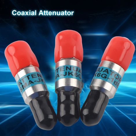 Atténuateur coaxial SMA-JK (mâle-femelle) 2W 6GHz 50Ω 1-30dB (1dB) (1/5)
