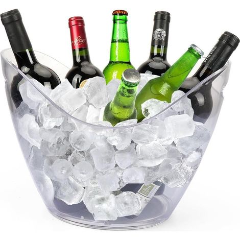 Glacière de 4 litres, rafraîchisseur à champagne, rafraîchisseur à vin, petite glacière, fruits et légumes pour la cuisine, boîtes de rangement (transparentes) (1/5)