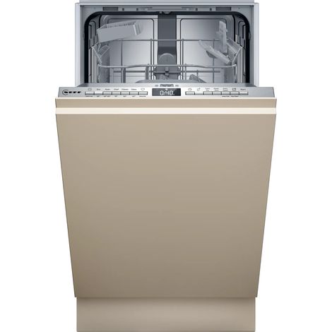 Neff S853HKX20E. Posizionamento dell'apparecchio: A scomparsa totale, Dimensione: Compatta (45 cm), Colore pannello di controllo: Acciaio inox. Numero di coperti: 10 coperti, Classe emissione rumor... (1/5)