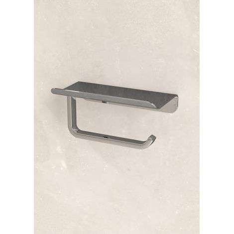 Wandmontierter Toilettenpapierspender aus Chrom