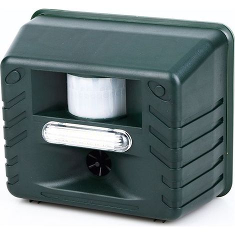 Ultraschall-Haustierabwehrgerät mit Infrarot-Induktion, elektronisches Vogelabwehrgerät für den Innen- und Außenbereich sowie Mäuseabwehrgerät, 1 Stück (1/5)
