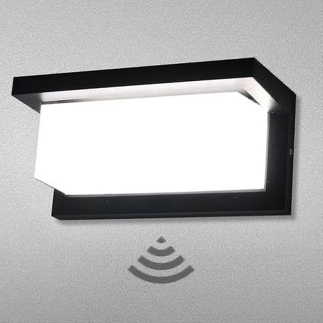 Applique murale LED extérieure avec détecteur de mouvement, étanche IP65 (1/5)