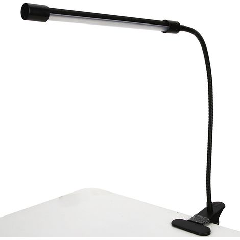 Lampe de table rechargeable USB, à intensité variable, pour étudier ou lire, avec protection des yeux et pince pour lampe (1/5)