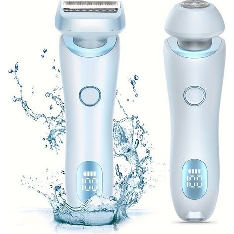 Épilateur électrique multifonctionnel pour hommes et femmes, rechargeable par USB - Bleu-AquaForge (1/4)