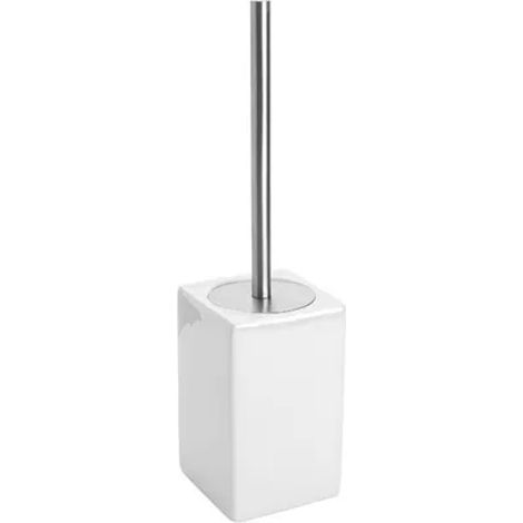 PORTASCOPINO IN CERAMICA MODELLO CUBA DIM. CM(LXPXH):10X10X40 BIANCO BRAND SRL