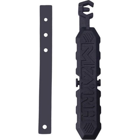 Herramienta plegable de color negro para ajustar la cadena de bicicletas de carretera y de montaña, que permite extraer los eslabones de la cadena.