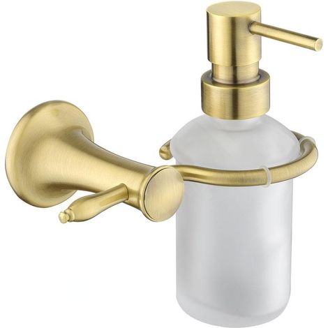 Novaservis Ferro Antica - Distributeur de savon avec support, verre dépoli/bronze AAI34BR (1/2)