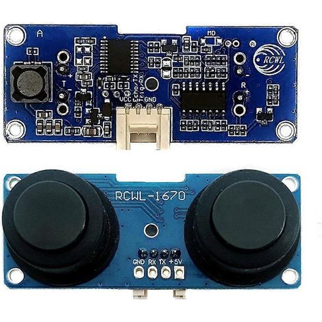 Lot de 2 modules de télémétrie ultrasonique étanches RCWL-1670, portée de 2 à 400 cm, pour l'eau. (1/5)