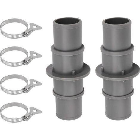 Adattatori per tubo flessibile per la pulizia della piscina, resistenti e di alta qualità, 2 pezzi