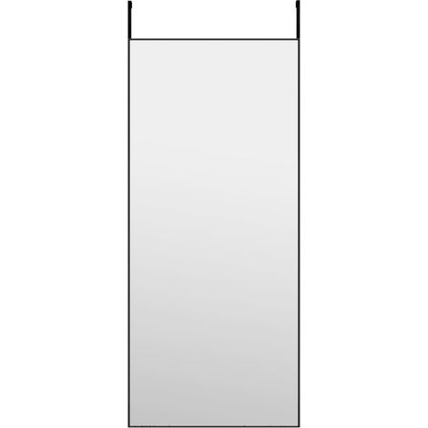 Maison Exclusive - Specchio da Porta Nero 40x100 cm in Vetro e Alluminio