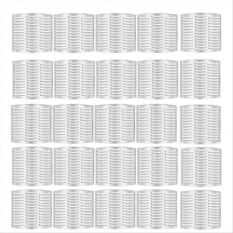 Lot de 20 plaques de protection en acier inoxydable de 7 cm x 7 cm pour trous de drainage muraux en briques. Ces plaques empêchent l'eau de pénétrer dans les murs. (1/5)