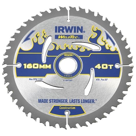 Lame de scie Irwin Ø160 mm