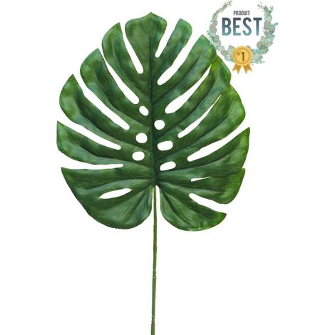 Feuille de Monstera artificielle, H 46 cm, D 26 cm - BEST (1/3)