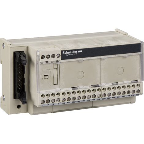 Telefast ABE7 - embase de raccordement passive - 16 entrées ou sorties - ABE7H16R10
