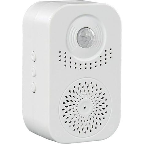 Welcome chime, activates the motion sensor, can be recorded for storage on the sound player. (1/5)