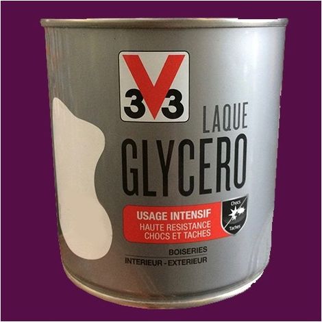 V33 Laque Glycéro Satin Ultra-violet n°38 0,5 L (1/2)