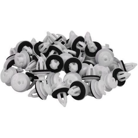 50pcs Clips de panneau de porte avec anneau d’étanchéité compatible Bmw E34 E36 E38 E39 E46 X5 M3 M5 Z3 (1/5)