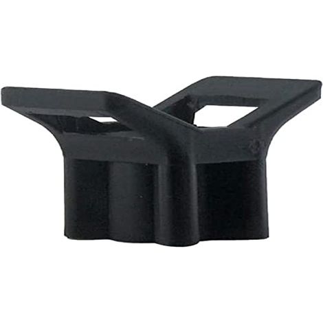Legrand – Embase à visser pour collier – Tête carrée en technopolymère – Fixation par vis – Largeur collier 9 mm – Pour béton armé et bois dur