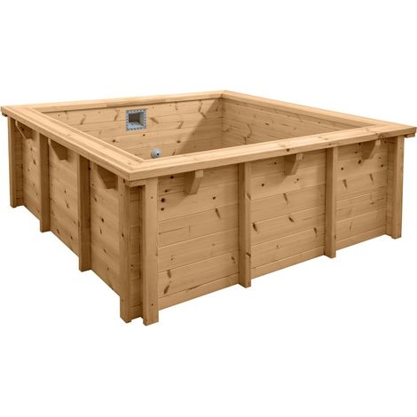 Holzpool ''Java'', Komplettset Ø 5,30 m x 1,36 m