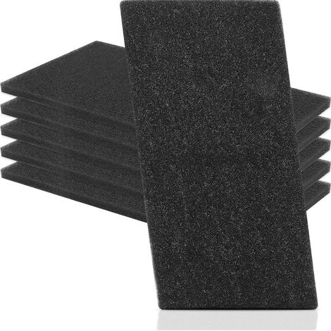 Convient pour le sèche-linge Bauknecht Whirlpool HX 481010354757 - Filtre avec éponge - Lot de 10 filtres pour sèche-linge (1/4)