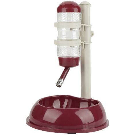 Gamelle réglable pour chien, distributeur de nourriture et d'eau, pour animaux de compagnie, chats et chiens, marron