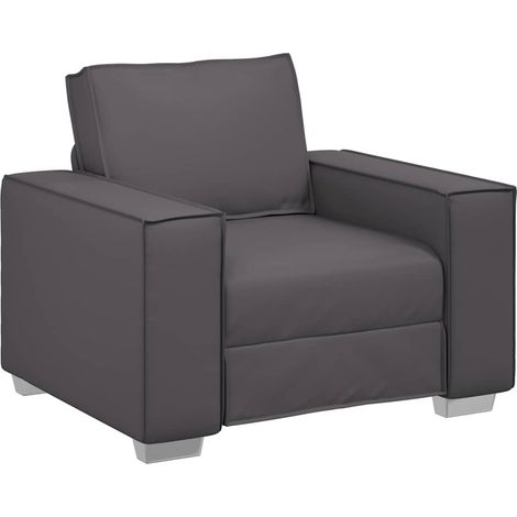 Fauteuil de Salon,Chaise,Fauteuil canapé Gris 99 x 78 x 84 cm Cuir artificiel CFW847210 (1/5)