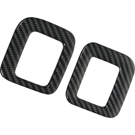 Habitacle Console Avant Supérieure Grille Aération Climatisation Carbone Look ABS Pickup Ford Maverick 2022+ 2 Pièces (1/5)