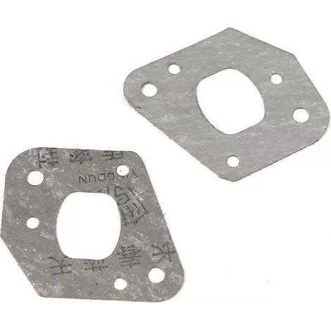 kigbf-2 Sets Chainsaw Accessory Carburetor Intake Manifold Muffler Gasket Fit for P350 (1/5)
