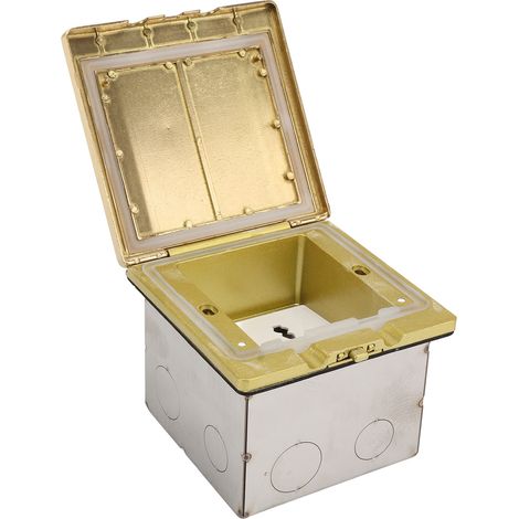 Prise de sol encastrée en laiton, gain de place, ignifugée et résistante à la chaleur, universelle 250 V (1/5)