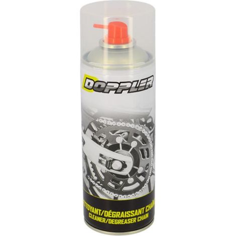 Bombe nettoyant dégraissant chaine de transmission pour moto (1/3)