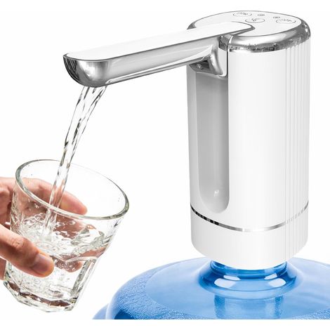 Filiyano-Distributeur d'eau à pompe, port USB Type-C, bec verseur pliable, contrôle à un bouton (40 ou 80 secondes), idéal pour la maison et le bureau (1/5)