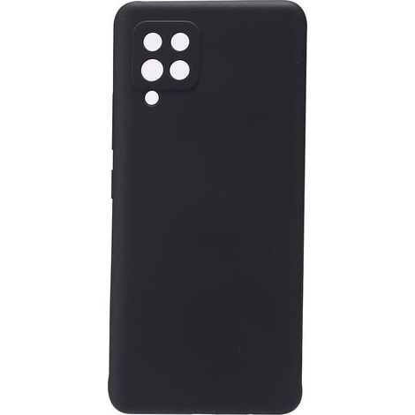 Coque arrière souple pour Samsung Galaxy A12 - Noir mat - Étui de protection (1/4)