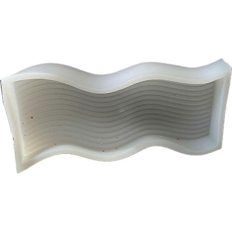Epoxidharz-Untersetzerform mit kristallinem Welleneffekt, ideal für die Harzformung.