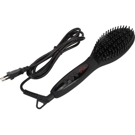 Lisseur À Peigne Électrique Portable - 110-240 V - Réglage De Température 130-230 °C - Prise UE - Usage Domestique - 1 Pièce (1/5)