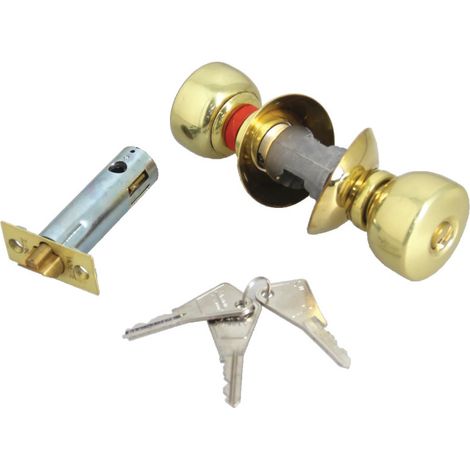 Cerradura tubular de latón V6500 P1SJ VACHETTE con condena Eje 63,5mm - Forma estándar Rosace J -19244000 (1/3)