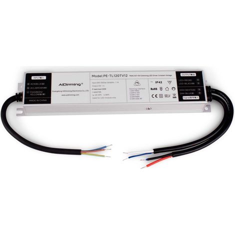 Alimentation LED dimmable TRIAC/0-10V 200-250V - Sortie 12V - (1/3)