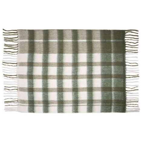 ANDREA HOUSE AX73046 Manta Lana Tartan Verde 125X150Cm - ref: AX73046