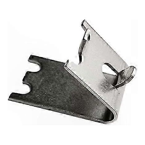 Lot de 12 supports d'étagère de réfrigérateur argentés, en acier inoxydable de 1,5 mm d'épaisseur, pour le rangement et l'organisation.