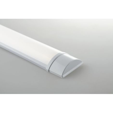 "Barra LED BATTEN in policarbonato bianco 18W luce naturale 4000K 60 cm."