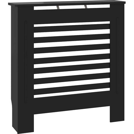 Cache-radiateur MDF Noir 78 cm