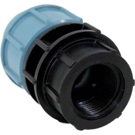 Raccord PE femelle 32mm – Raccordement à compression 1'' 26/34 – Étanchéité hydraulique – Installation sans outils – Besoin D'Habitat