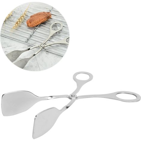 Brotzange aus Edelstahl für Salat, Grill, Buffet, Steak, Backofen, gegrillte Hotdogs (1/5)